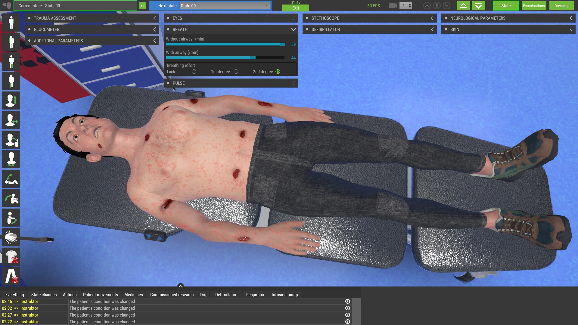 virtual medical simulation